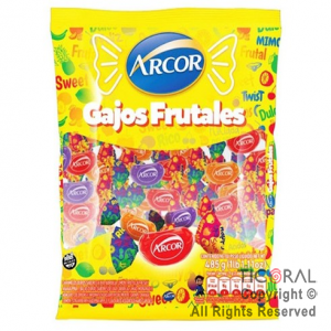 GOLO CARAMELO GAJOS FRUTALES (485 GRMS) x 1